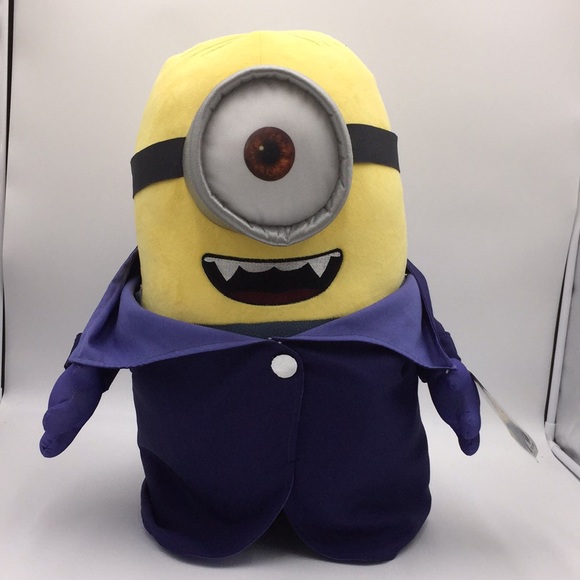 Gone Batty Minion Halloween Greeter 21" Plush Stuffed Doll Figure 2016 - Picture 10 of 11